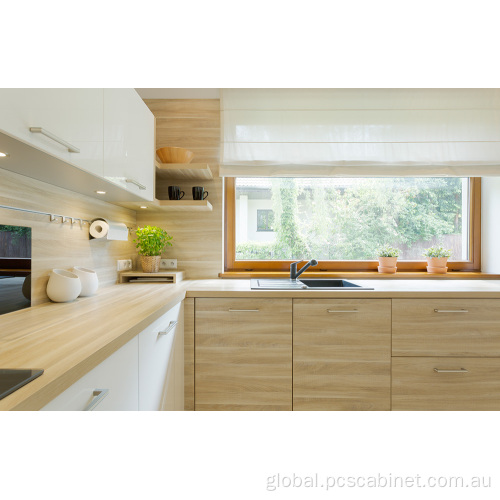 Kitchen Cabinets Imitation Wood Grain Cabinet Manufactory